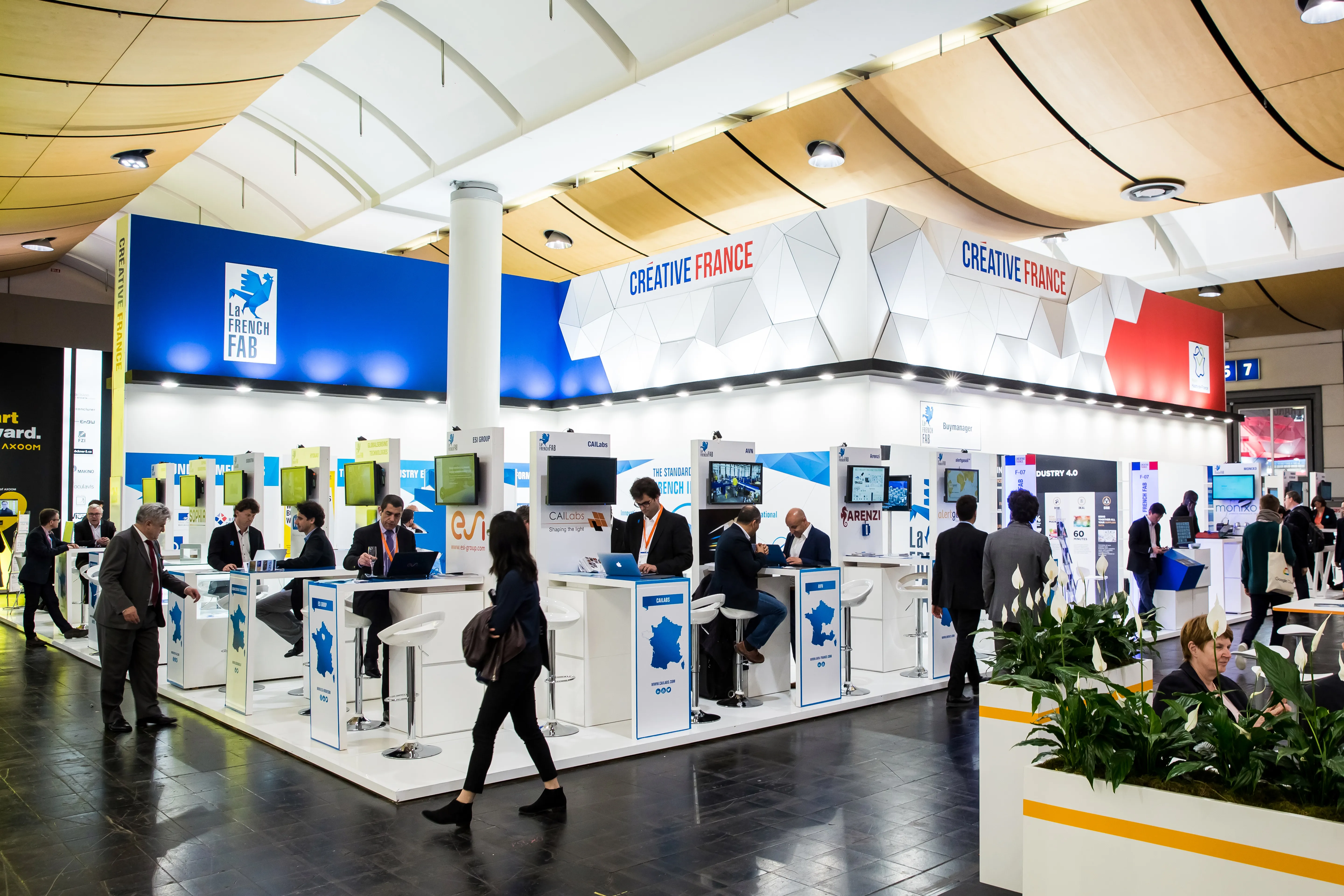 Country pavilion exhibition stand design